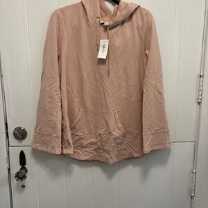 NWT Style and Co Pink Hooded Sweatshirt